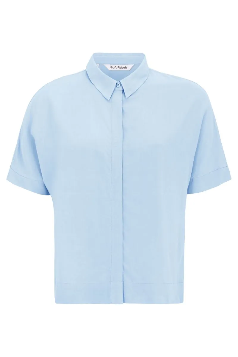 SRFreedom SS Shirt | Cashmere Blue | Skjorte fra Soft Rebels