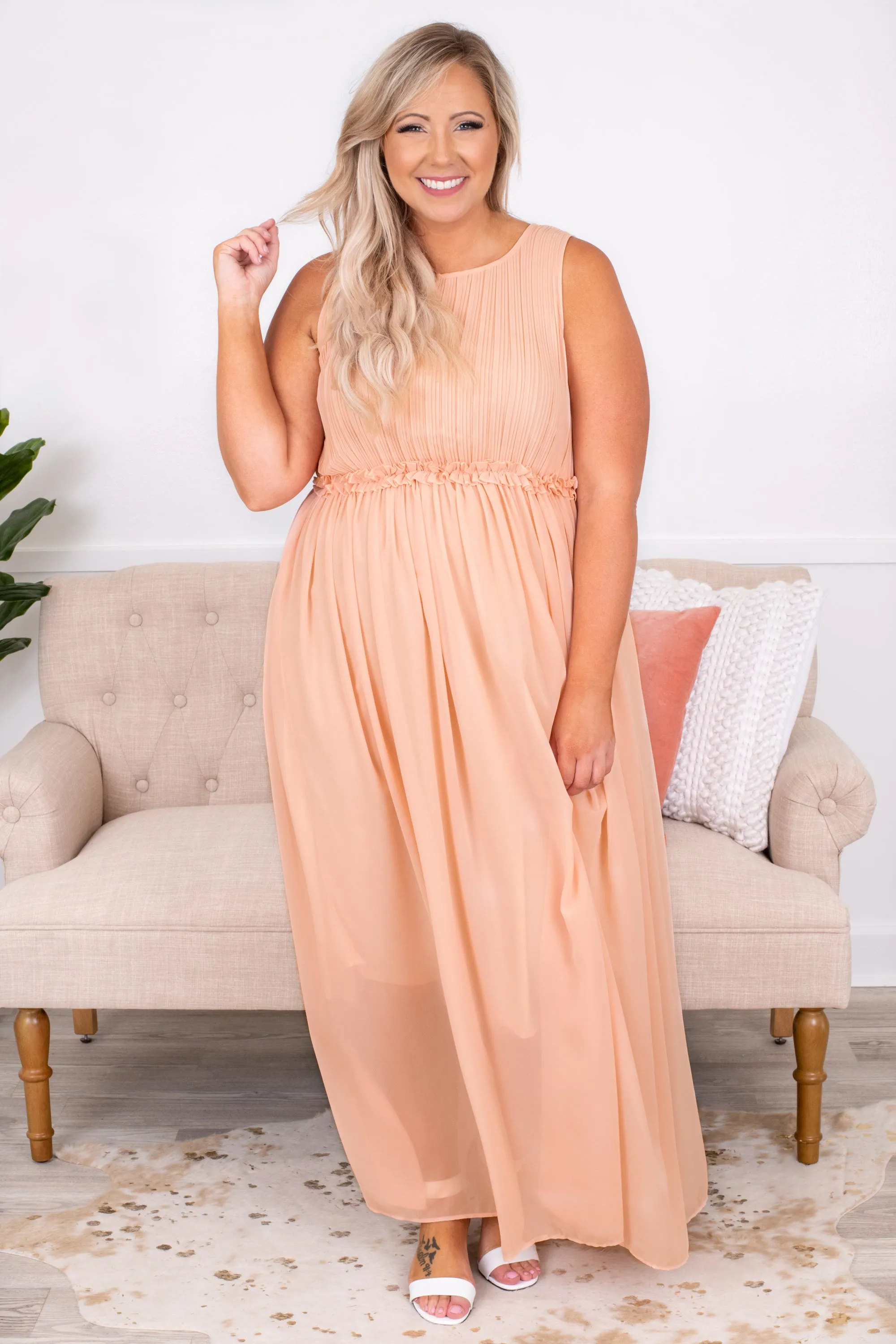 Sunrise Surprise Dress, Champagne