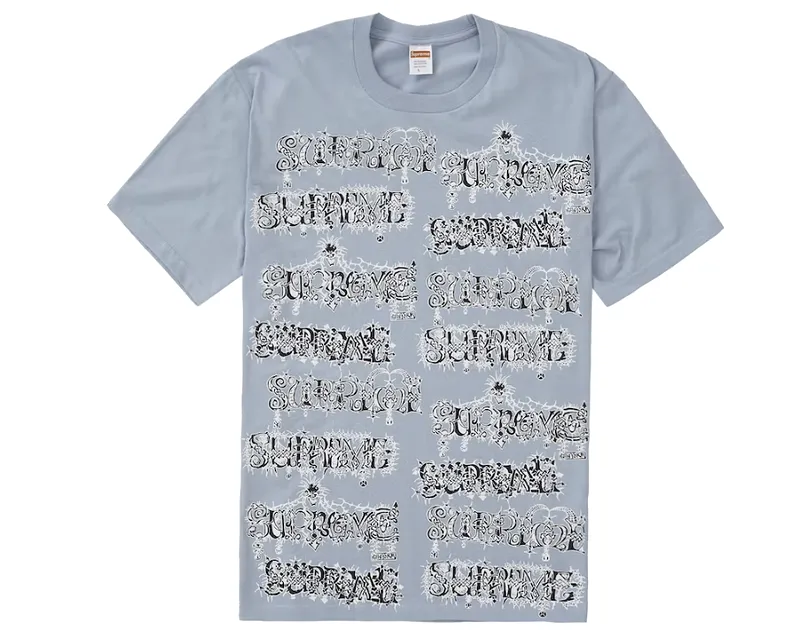 Supreme Wombat Tee Dusty Blue