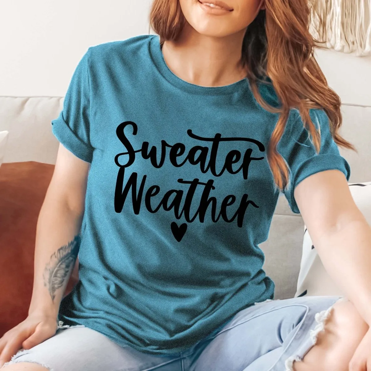 Sweater Weather Bella Graphic Tee