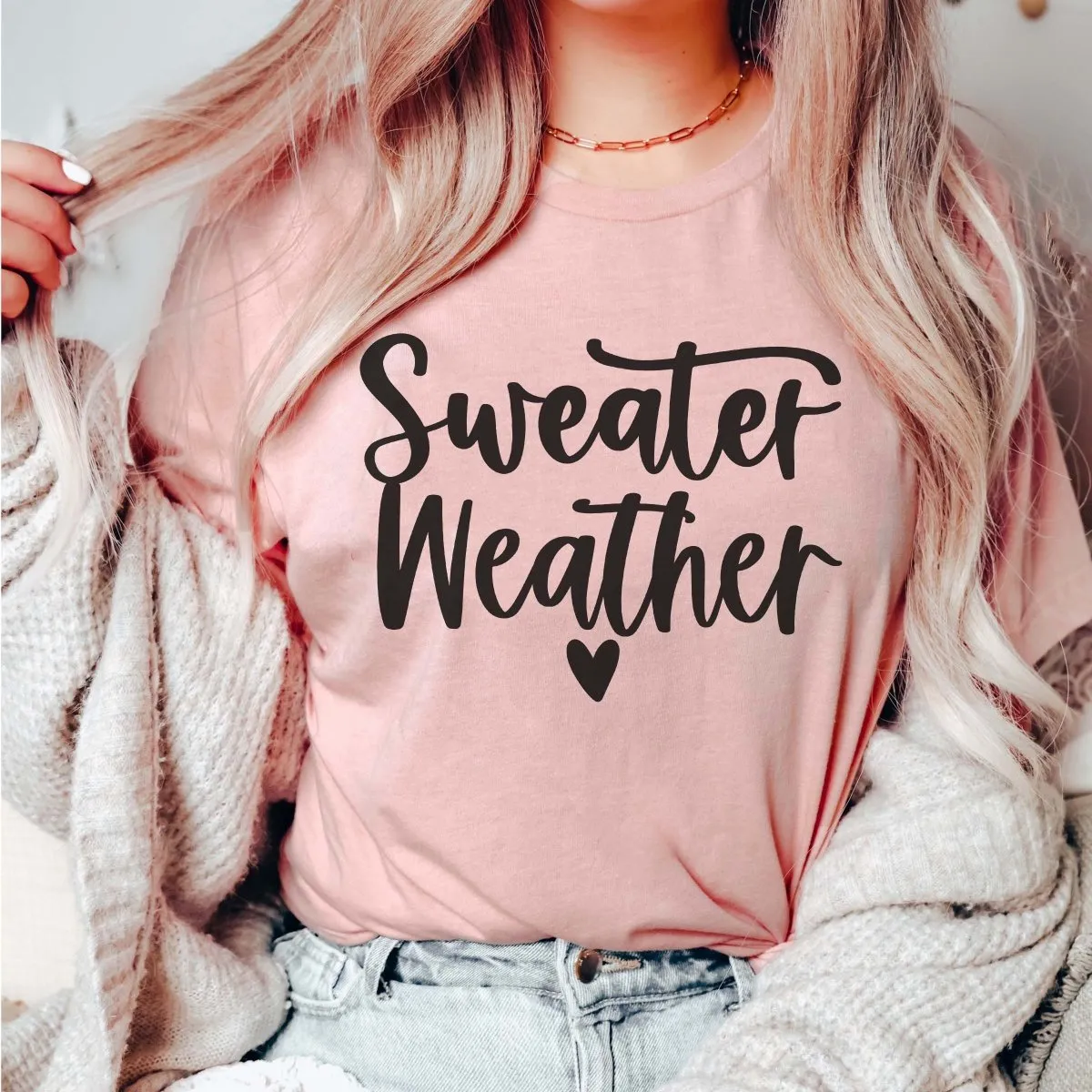 Sweater Weather Bella Graphic Tee