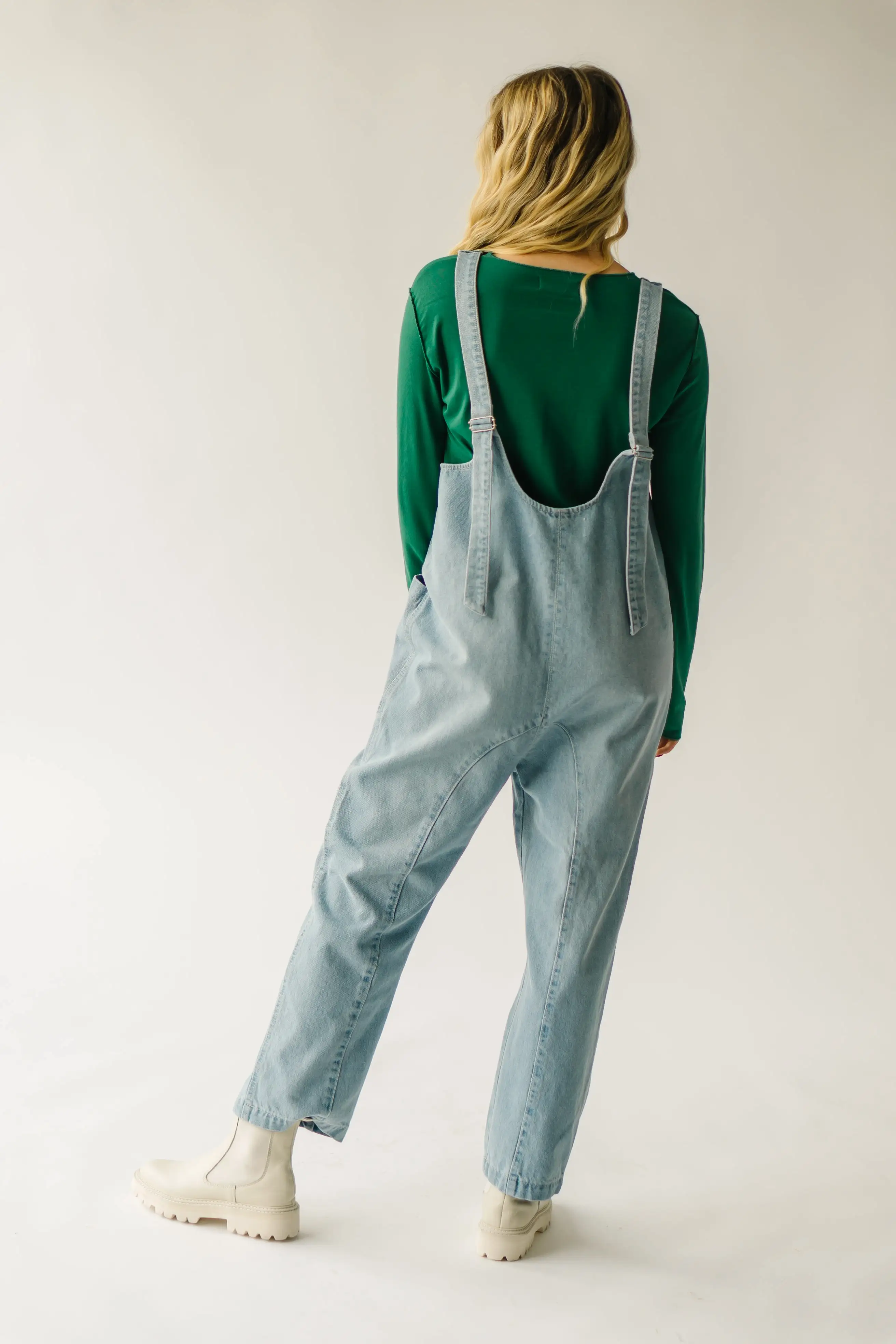 The Beckman Denim Overall in Light Blue