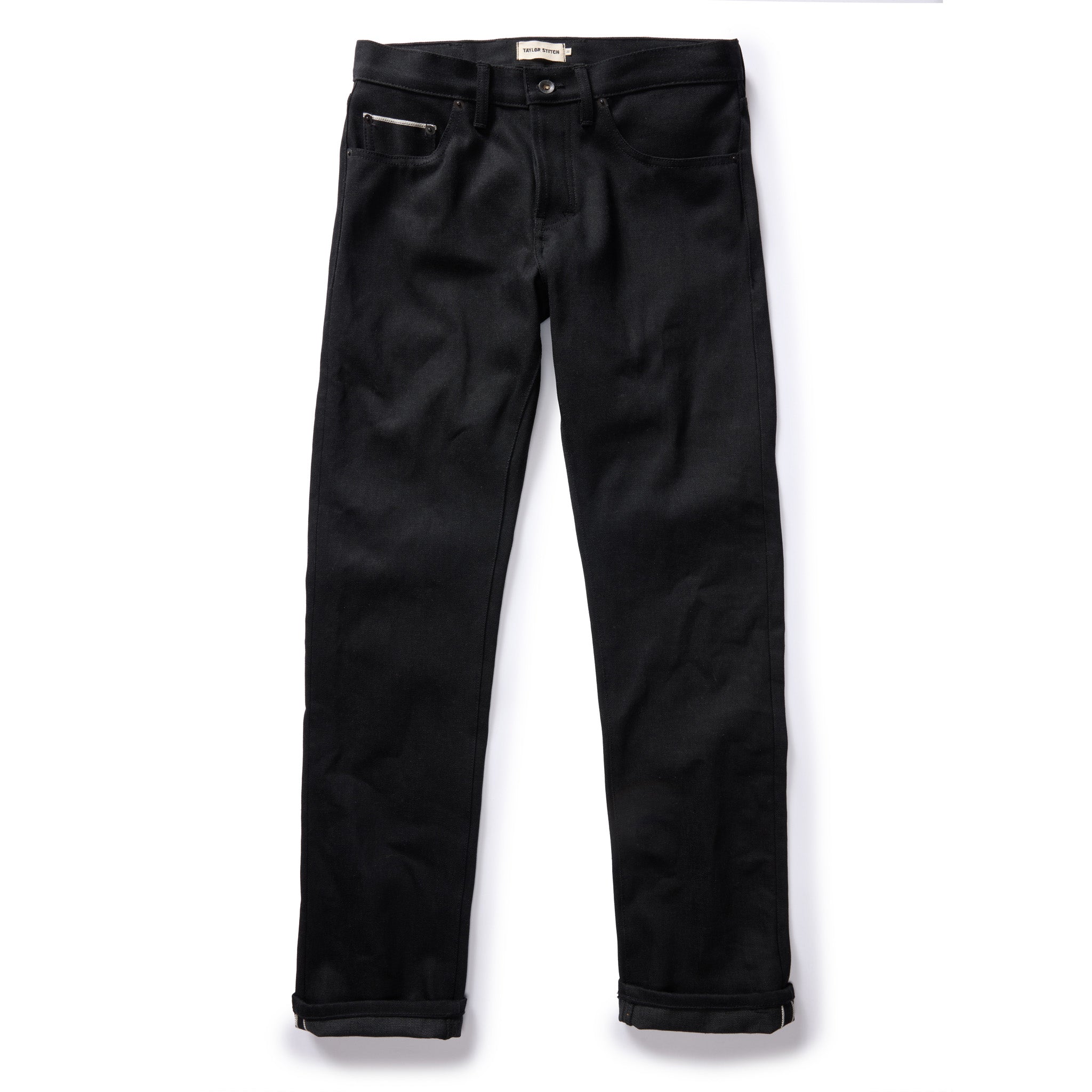 The Democratic Jean in Black Nihon Menpu Selvage