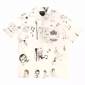 The Hundreds 'Performer / The ROXT Theatre' Button-Up White