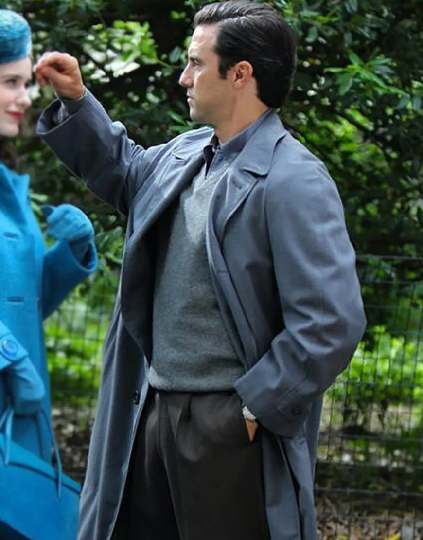 The Marvelous Mrs. Maisel S04 Milo Ventimiglia Trench Coat | Ujackets