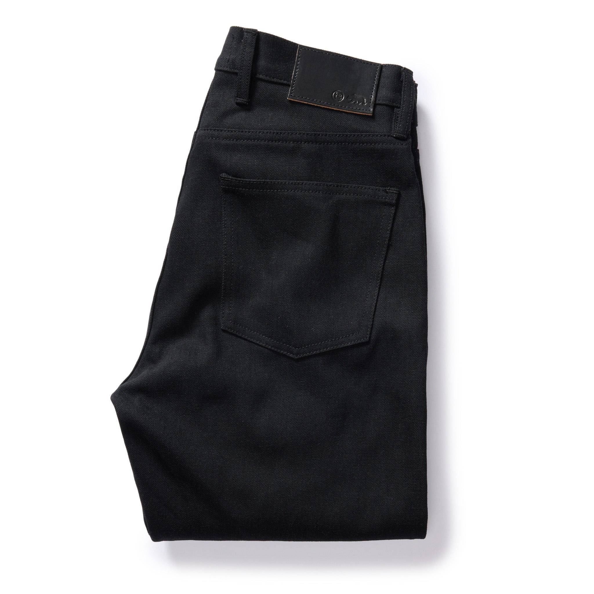 The Slim Jean in Black Nihon Menpu Selvage