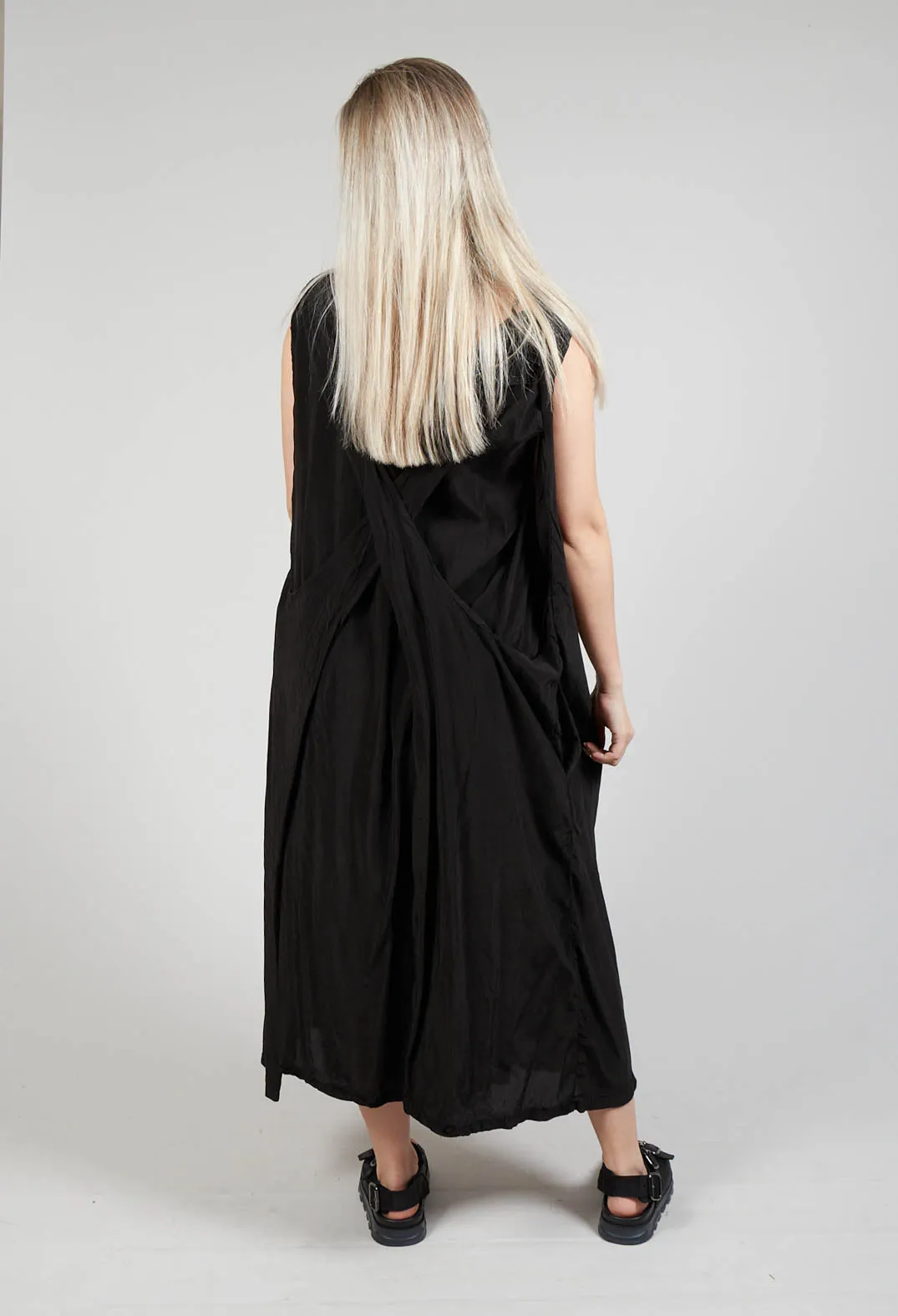 Toga Dress in Black