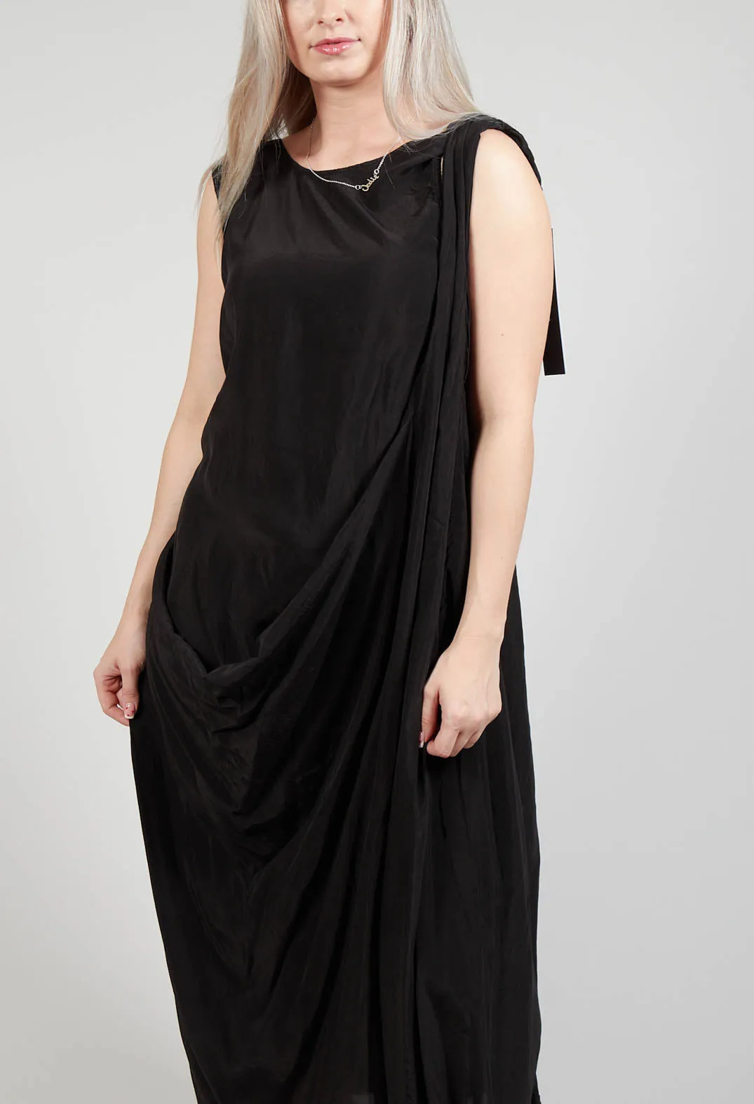 Toga Dress in Black