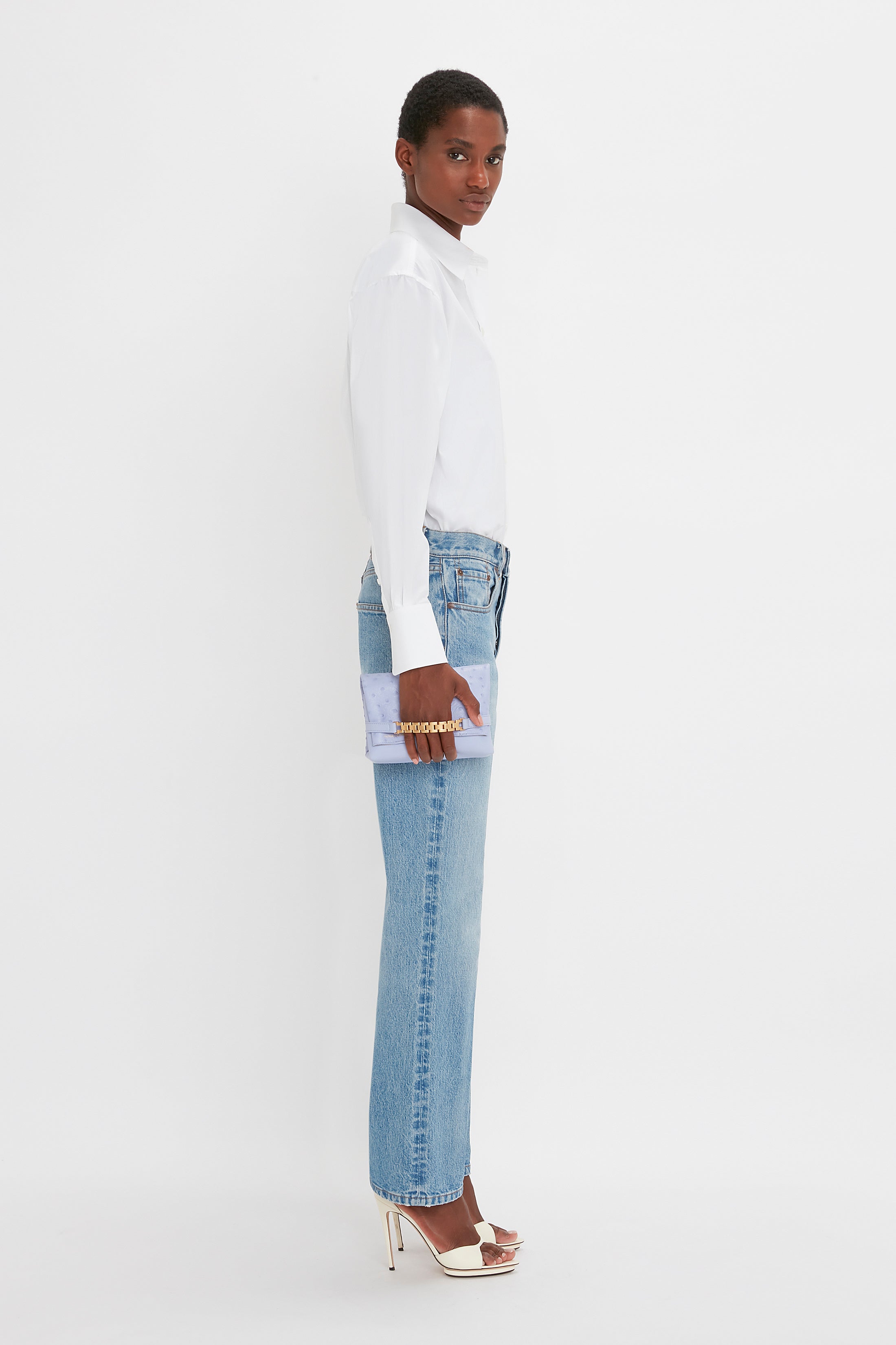 Victoria Mid-Rise Jean In Light Blue