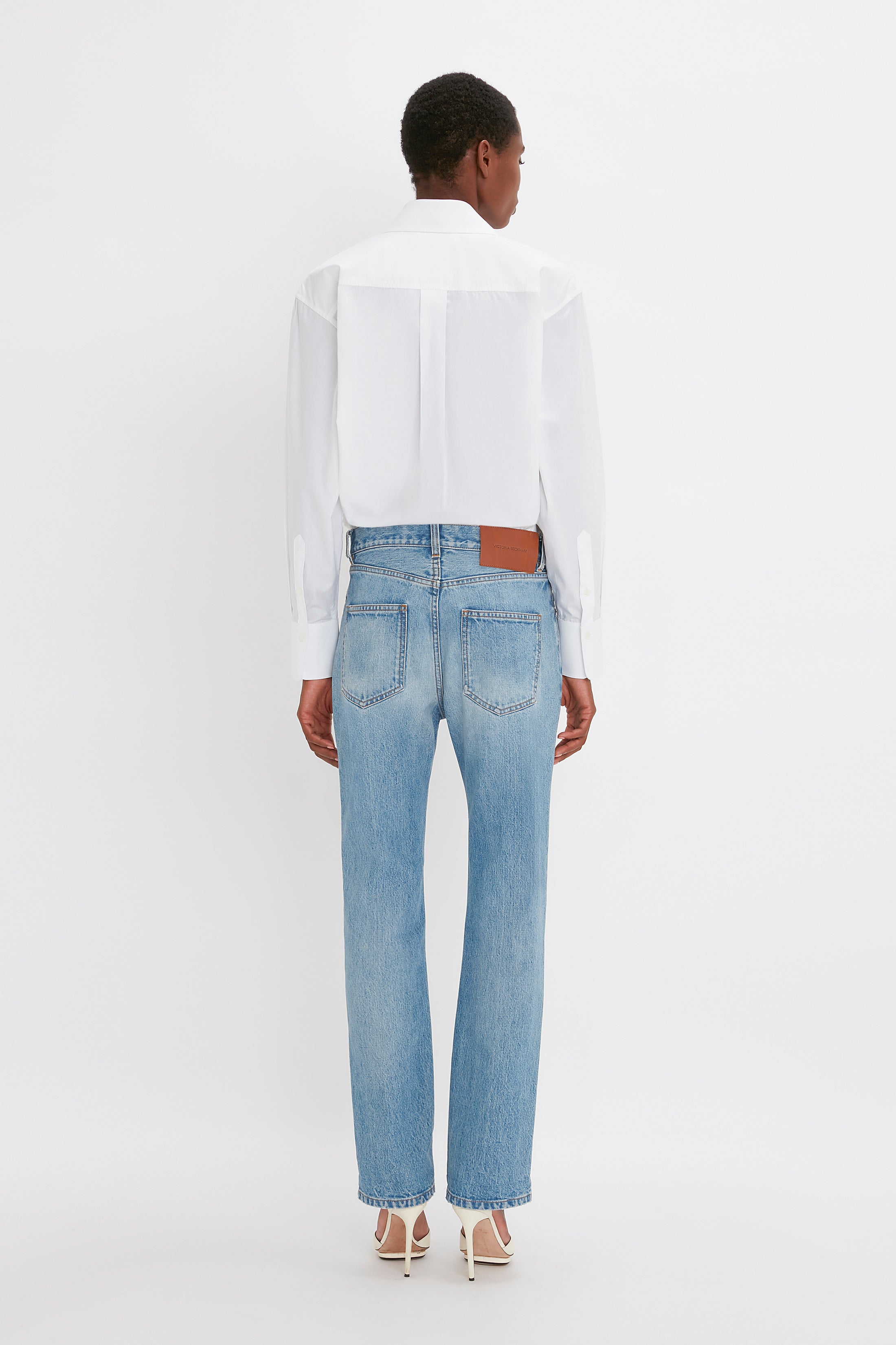 Victoria Mid-Rise Jean In Light Blue