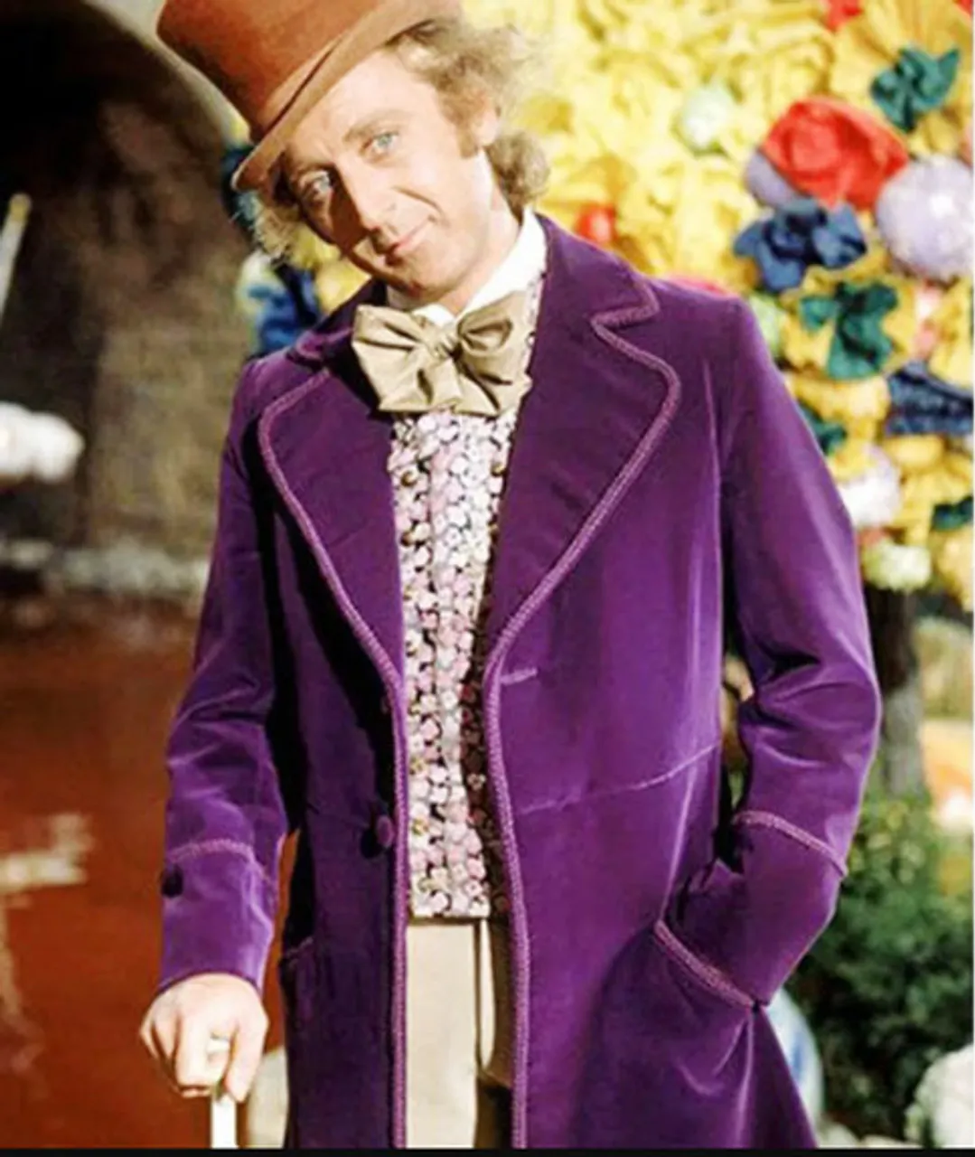 Willy Wonka Purple Coat