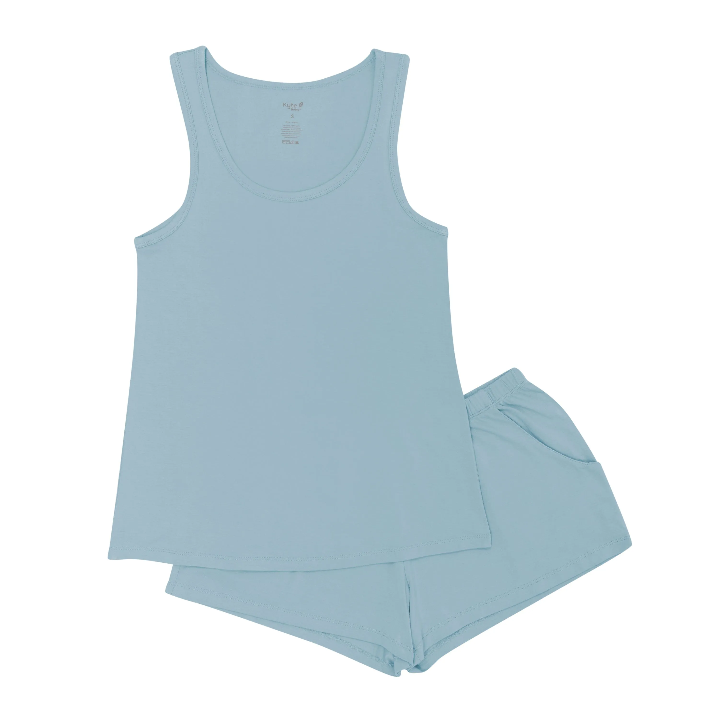 Women’s Tank Set in Dusty Blue