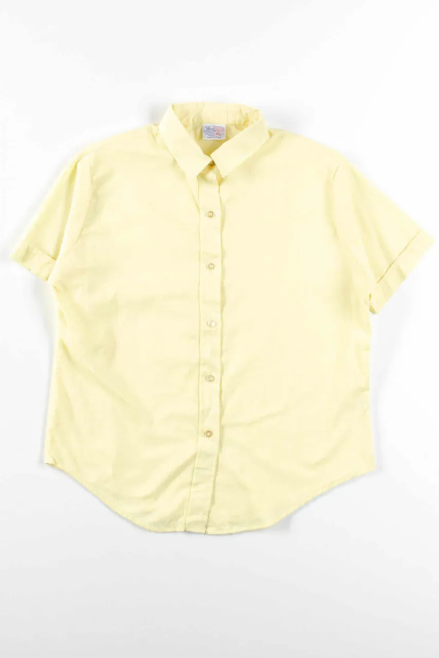 Yellow Cuffed Button Up Shirt