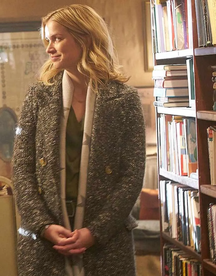 You Season 2 Guinevere Beck Coat | Tv-Series Elizabeth Lail Woolen Coat